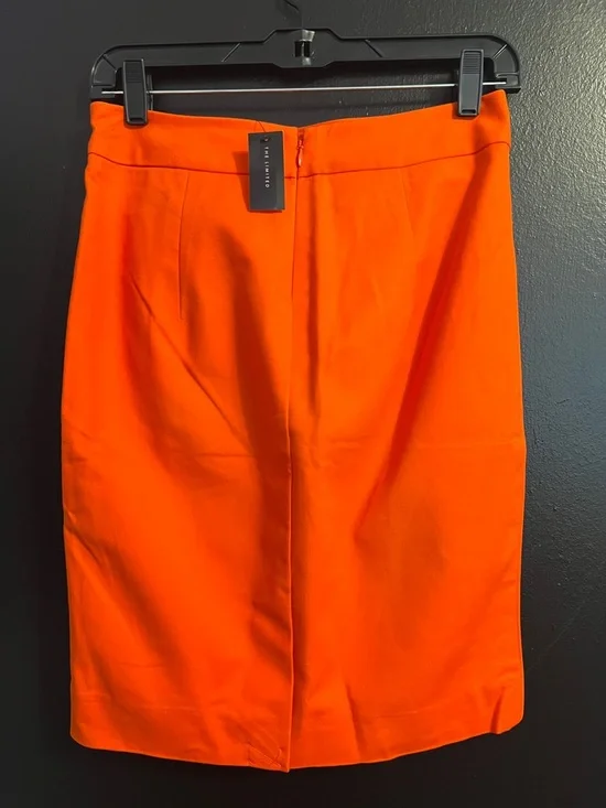 The Limited Vibrant Orange Pencil Skirt - Picture 2 of 4